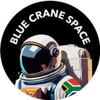 Space-themed quote sticker